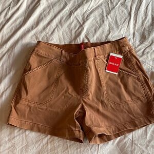 SPANX Women's Brown High Waist Shorts